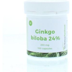 Natuurapotheek Ginkgo biloba 24% 200mg  100 capsules