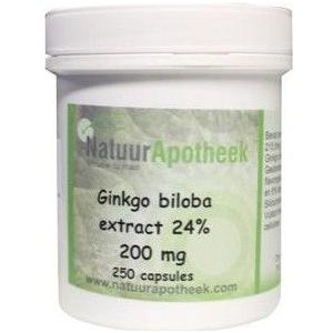 Ginkgo Biloba - Extract 200mg - Kruidenpreparaat - 24% Flavonglycosiden