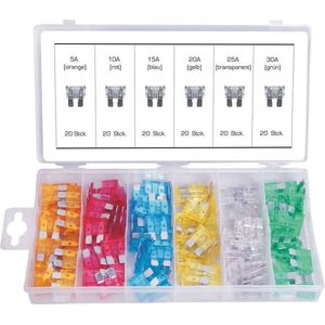 Assortiment Zekeringen 120 stuks