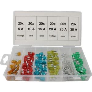 Weber Tools - Mini SteekZekeringen - Diverse Soorten - 5 t/m 30 Ampère