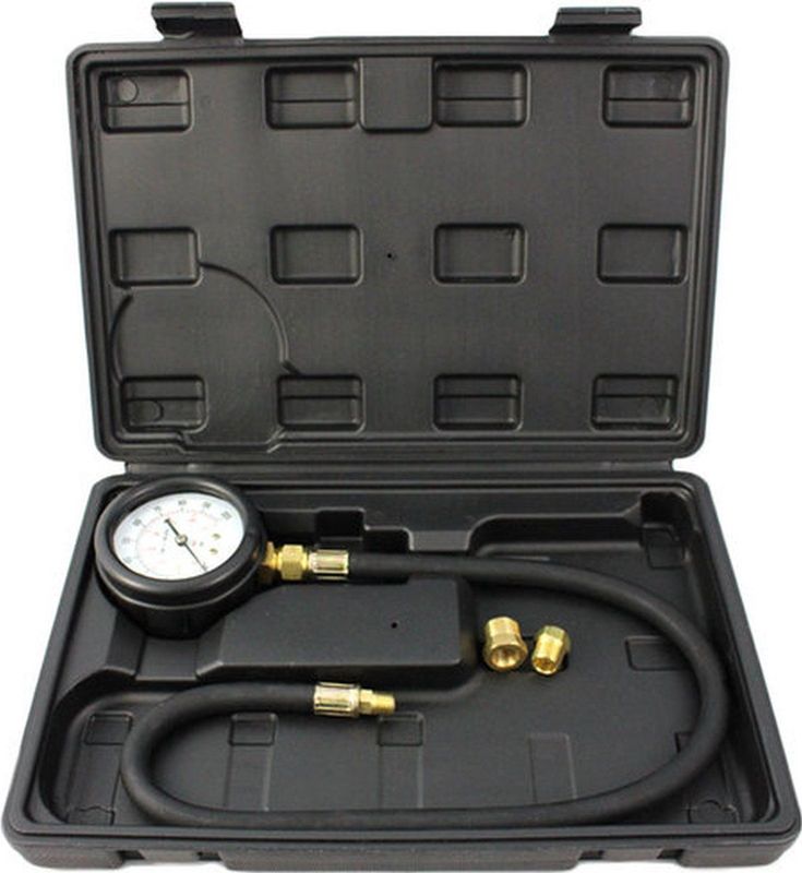 Weber Tools - Universele Oliedruktester - Oliedrukmeter - Slang 45cm - 2 Aansluitadapters