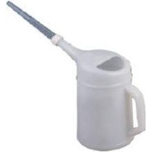 Schenkkan - Wit - 2L - Geschikt Voor Olie, Remvloeistof, Koelvloeistof, Accuvloeistof en Brandstoffen