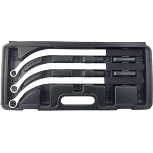 Ergonomisch Gevormde Ringsleutels - Extra Lange - 12-Kant Profiel - 45° Gebogen