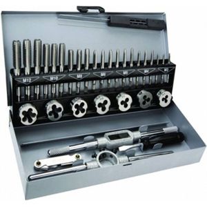 SeonFook 11-Piece Mini Screw Tap Set – Metric HSS Thread Taps M1 To M3.5 With Adjustable Wrench For Precision Work