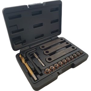 Weber Tools - Schroefdraad Reparatie - Inclusief 3 Boormallen en Hand Tap