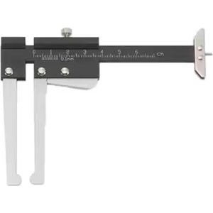 Weber Tools - Schuifmaat - Bandenprofielmeter - Aluminium - Meetbereik 0-60 mm