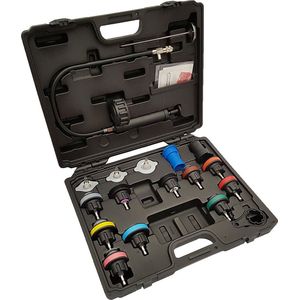 Weber Tools koelsysteemtest set met 13 testadapters Europees en Aziatische voertuigen