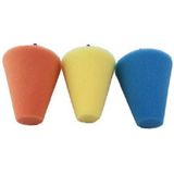 Weber Tools - Polijstkegel Set - Oranje - Blauw - Geel - Ø30mm t/m Ø75mm