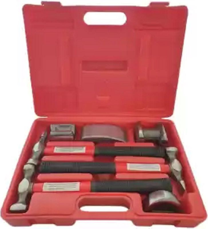 Weber Tools - Uitdeukset - 7 Accessoires - Fiberglas Stelen - Anti-Slip Handvat