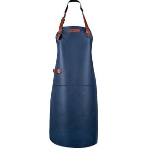 Xapron Dallas Leren schort Navy