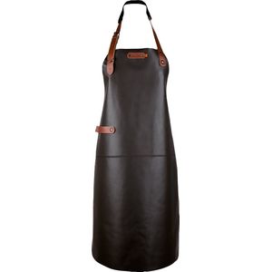 Xapron Dallas Leren schort Bruin