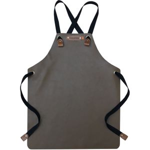 Xapron Kids leren (BBQ) schort - kleur Rust (bruin)