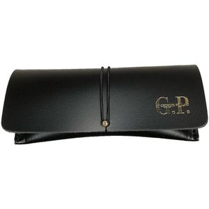 Georgio Pellani Leren Brillenkoker Black/Black