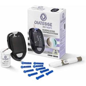Diatesse XPER glucose/ketonen startpakket Diatesse - Betrouwbare glucosemeter - Meter met start benodigdheden
