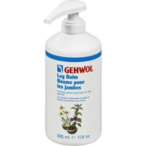 Gehwol Beenbalsem Inhoud: 500 ml Gehwol - Wit - Creme - Niet vette heilzame kruidenbalsem - Aangenaam gevoel van frisheid