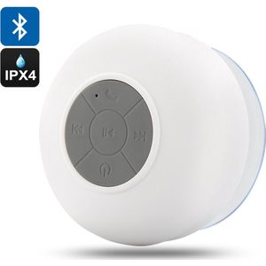 HaverCo - Douche/Bad MP3 Speaker - Wit - Waterbestendig - Bluetooth