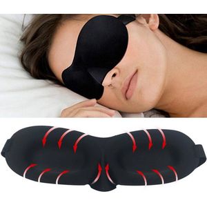 Gezichtsmasker warmte masker slaapmasker rustmasker Zwart / HaverCo