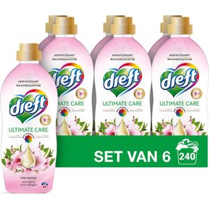 6x Dreft Wasverzachter Pink Bloom 1 liter