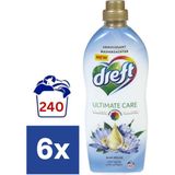 Dreft Ultimate Care Blue Dream Wasverzachter - 6 x 1 l (240 wasbeurten)