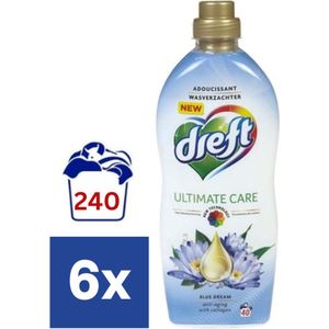 Dreft Ultimate Care Blue Dream Wasverzachter - 6 x 1 l (240 wasbeurten)