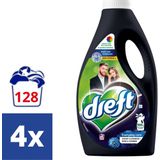 4x Dreft Vloeibaar Wasmiddel Zwart & Donker 32 Wasbeurten 1,6 liter