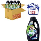 4x Dreft Vloeibaar Wasmiddel Zwart & Donker 32 Wasbeurten 1,6 liter