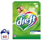 Dreft Everyday Care Waspoeder - 3.9 kg (60 wasbeurten)