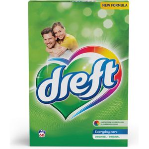 Dreft Everyday Care Waspoeder - 3.9 kg (60 wasbeurten)
