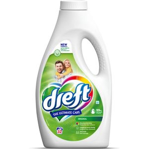 Dreft Ultimate Care Vloeibaar Wasmiddel Gekleurde Was OriginalWasbeurten