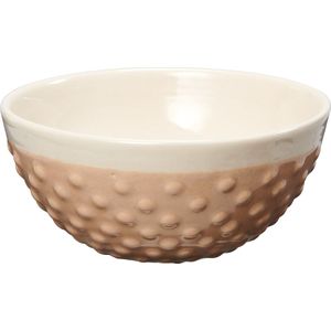 Return to Sender | Kom Ø 12 cm poederroze met bubbelmotief