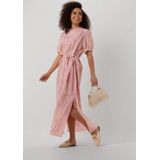 Fabienne Chapot - Maxi-jurk - Roze - Lenzing™ Ecovero™ Viscose Tencel Polyamide Linnen