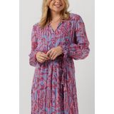 Fabienne Chapot - Marilene Midi-jurk met Ruffle - Paars - Dames