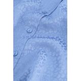 Fabienne Chapot - Blauwe Jacquard Blouse - Dames - Ballonmouwen