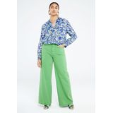 Fabienne Chapot - Blue Popping Flowers - Blouse - Blauw