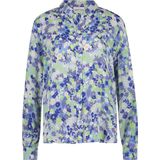Fabienne Chapot - Blue Popping Flowers - Blouse - Blauw