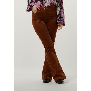 Broek - Eva - Effen - Corduroy - Flared - Mid Waist