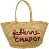 Fabienne Chapot Sammy Straw Bag Shoppers Dames - Beige - Maat ONESIZE