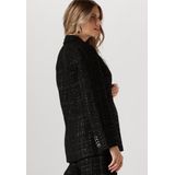 Fabienne Chapot Cher Tweed Blazer Blazers Dames Zwart