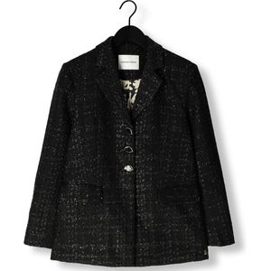 Fabienne Chapot Cher Tweed Blazer Blazers Dames Zwart