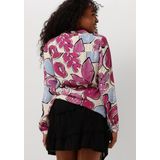 Fabienne Chapot - Veelkleurige Blouse - Paarsblauwe - Lange Mouwen - Dames