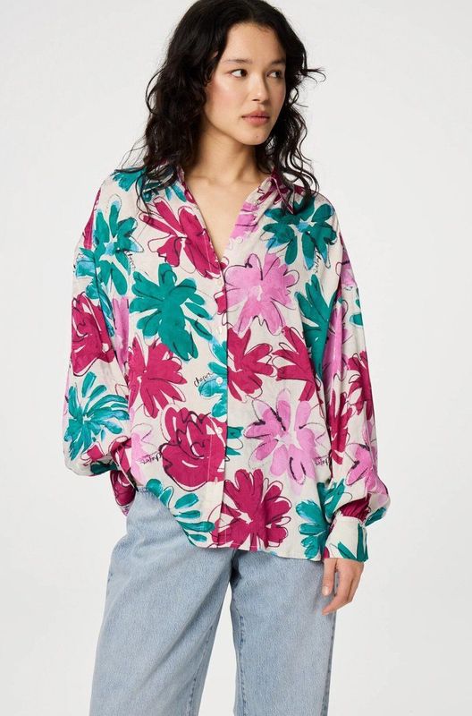 Fabienne Chapot - Bloemen Blouse - Multicolor - 60% Viscose 40% Rayon