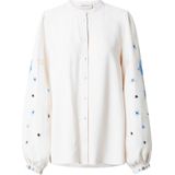 Fabienne Chapot - Starlight Blouse - Cream White - Viscose - Pofmouwen