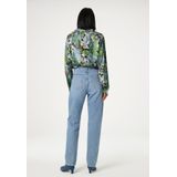 Fabienne Chapot Blouse  beige / blauw / groen / zwart