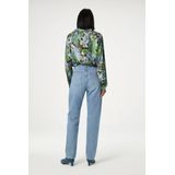 Fabienne Chapot Blouse  beige / blauw / groen / zwart