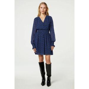 Fabienne Chapot, Dames, Jurken, Blauw, Maat: S Poliester,