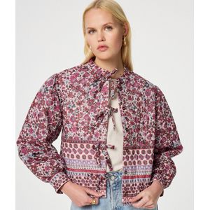 Fabienne Chapot - Floral Print Gewatteerde Jas - Veelkleurig - Katoen