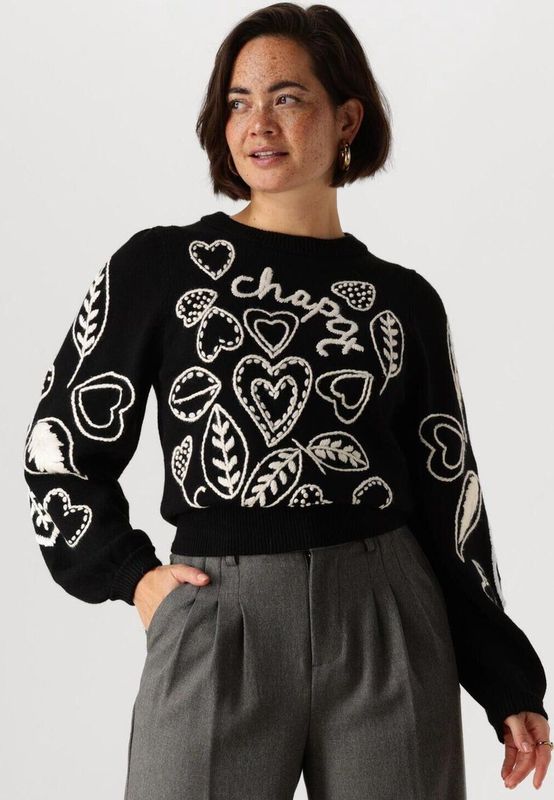 Fabienne Chapot Vesper Pullover Truien & vesten Dames - Sweater - Hoodie - Vest- Zwart