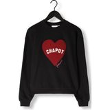 Fabienne Chapot Terry Sport Heart Sweater Truien & vesten Dames - Sweater - Hoodie - Vest- Zwart