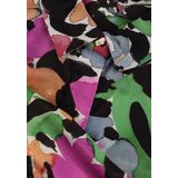 Fabienne Chapot - Blouse - Groen - Viscose - Lange Mouwen - Bloemenprint