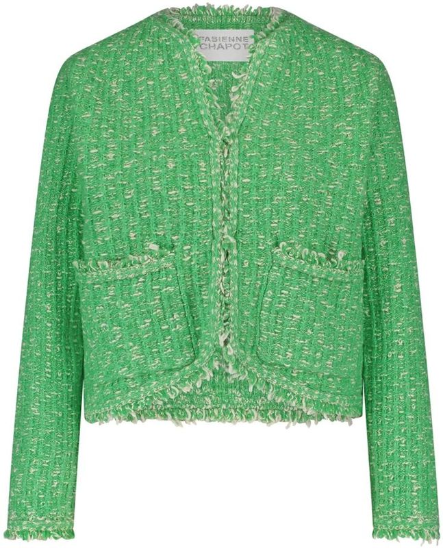 Fabienne Chapot - Joshua Cardigan - Dames - Groen - Leer